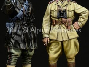 WW2 Italian AFV Crew set 2 figurines
