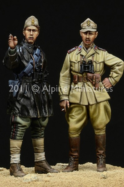 WW2 Italian AFV Crew set 2 figurines – Image 2