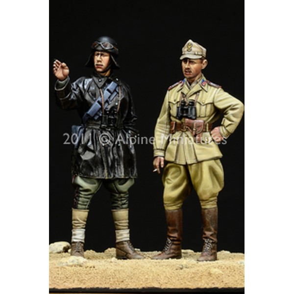 WW2 Italian AFV Crew set 2 figurines – Image 3