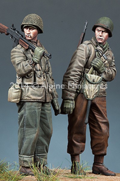 WW2 US Infantry set 2 figurines – Image 2