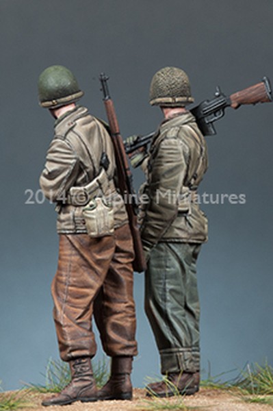 WW2 US Infantry set 2 figurines – Image 7