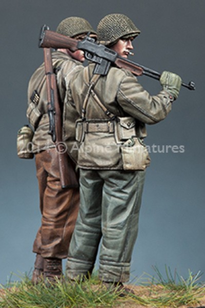 WW2 US Infantry set 2 figurines – Image 9