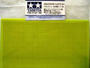 MASKING SHEET 23cm x 17cm with 1mm grid pack of 5