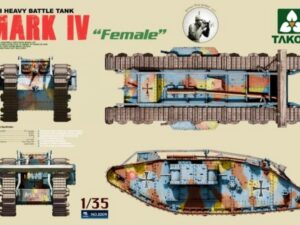 WWI HEAVY BATTLE TANK MARK IV "Female"