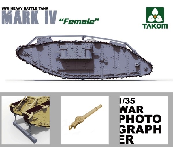WWI HEAVY BATTLE TANK MARK IV "Female" – Image 2