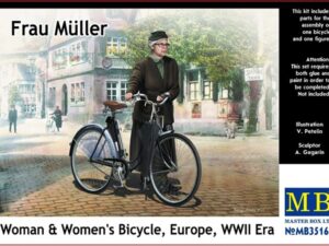 Frau Muller - Woman & Womens Bicycle Europe WWII Era