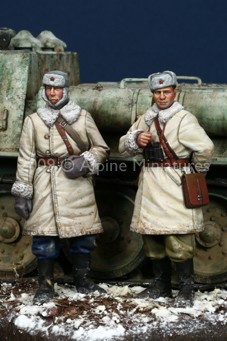WW2 russian AFV crew set (2 figs)