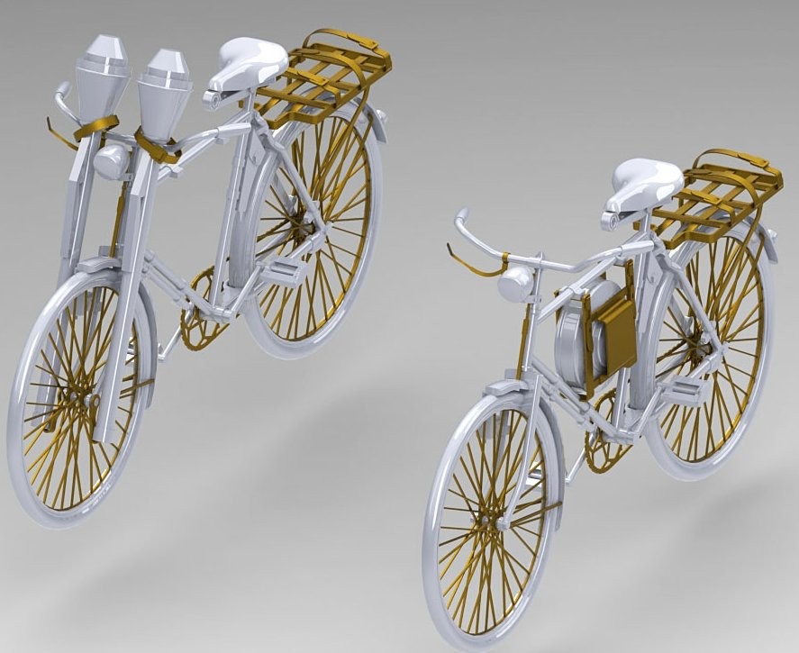 German Military Bicycle, WWII Era – Image 4