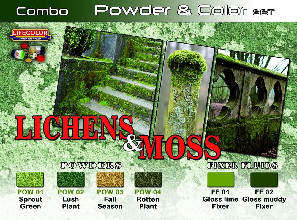 PIGMENT & COLOUR SET LICHENS / MOSS