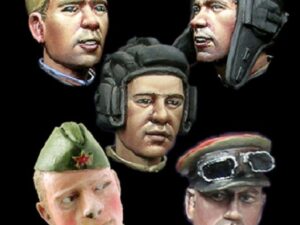 WW2 Russian Heads Set 2