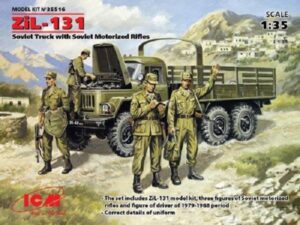 ZiL-131 Soviet Truck with Soviet Motorized Rifles