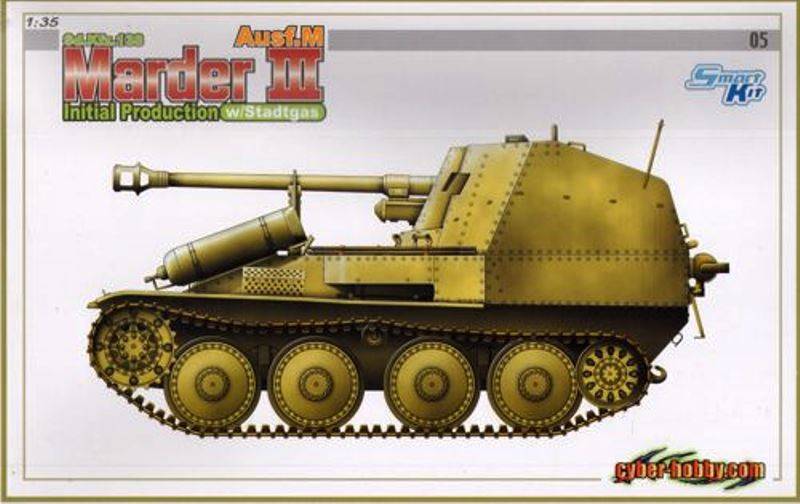 Sd.Kfz.138 Marder III Ausf.M Initial Production w Stadtgas