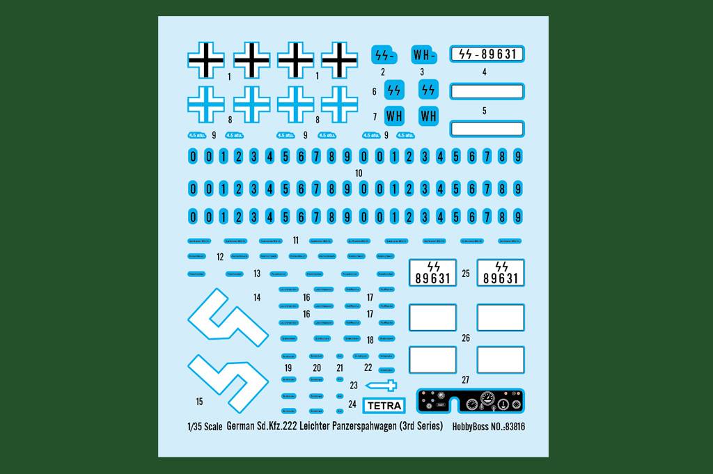 German Sd.Kfz.222 Leichter Panzerwagen ( 3rd Series) – Image 5