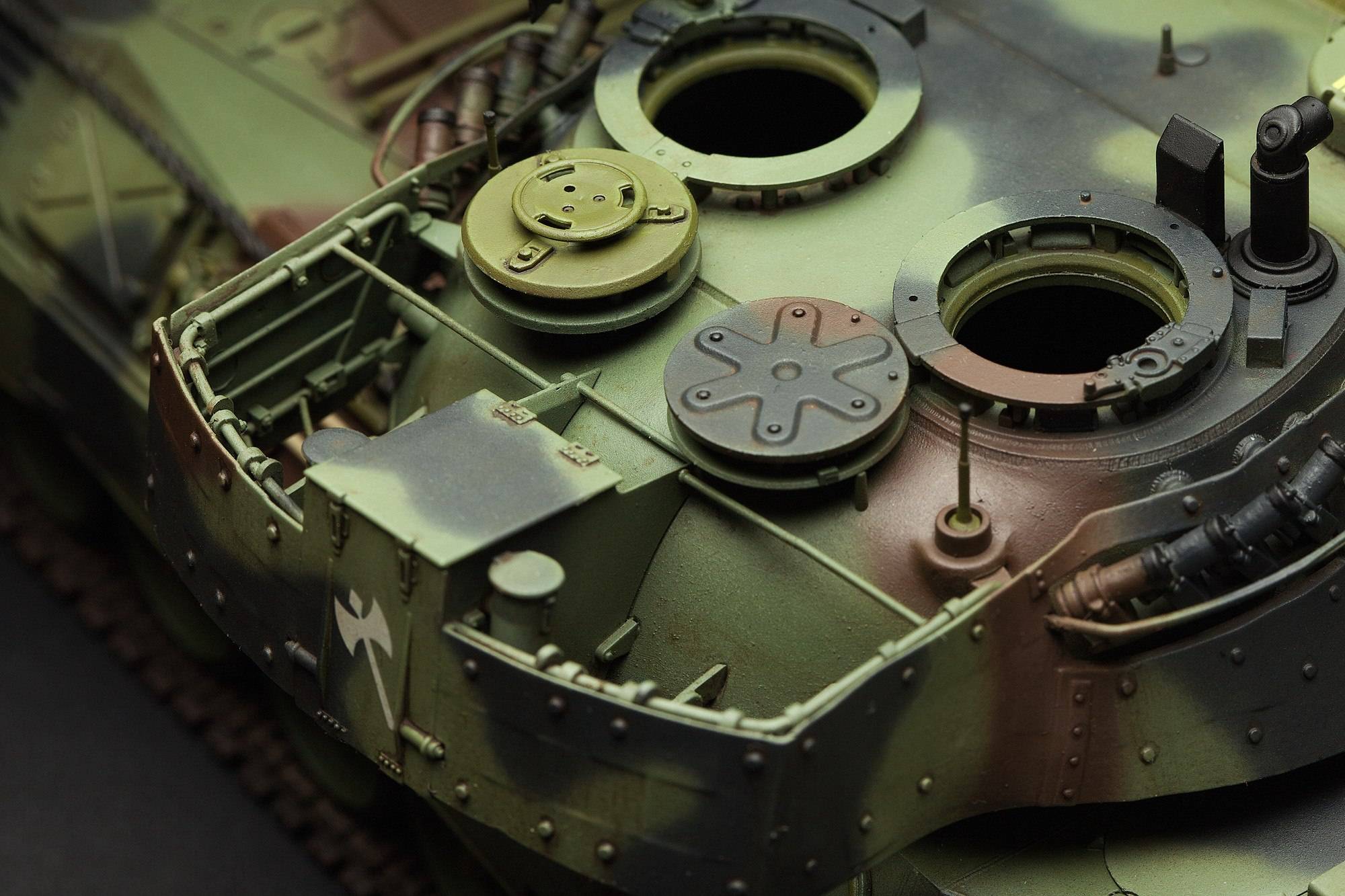 RUSSIAN MAIN BATTLE TANK T-90 w/TBS-86 TANK DOZER – Image 7