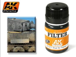 FILTRE BLEU FONCE pour TEINTE GRIS PANZER