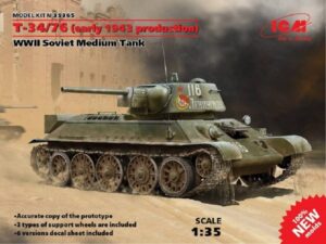 WWII Soviet Medium Tank T-34/76 (early 1943 production)