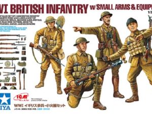 WWI British Infantry w/Small Arms & Equipment