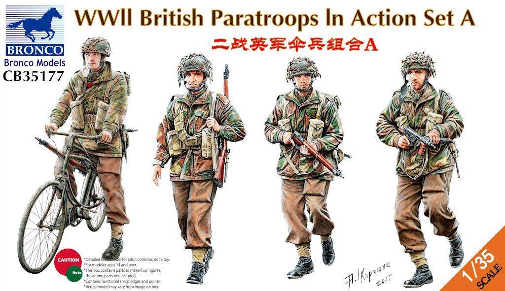 WWII British Paratroops in Action Set A