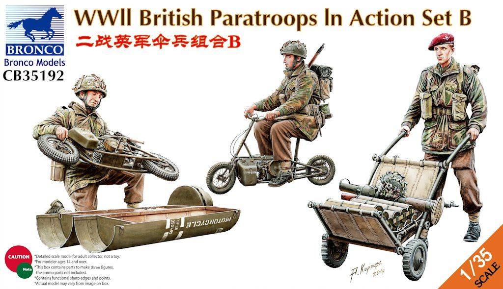WWII British Paratroops in Action Set B