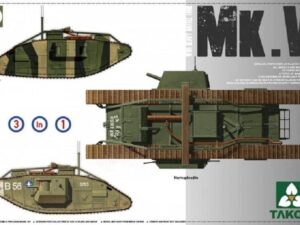 WWI HEAVY BATTLE TANK MARK V Male Hermaphrodite Female 3 in 1