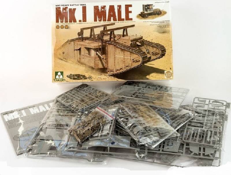 WWI Heavy Battle Tank Mk.I Male – Image 2
