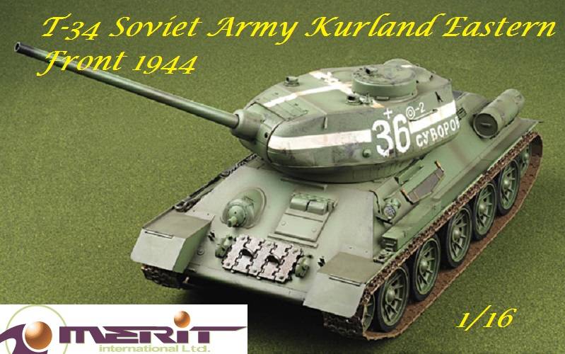 WWII Soviet T-34/85 Kurland Eastern Front 1944