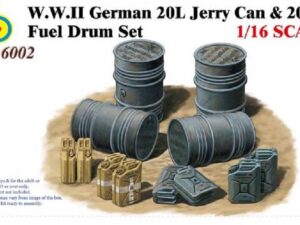 WWII German 20L Jerry Can and 200L Fuel Drum Set