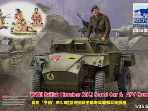 WWII British Humber MK.I Scout Car & AFV Crew Set