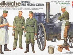 Feldküche German field kitchen scenery