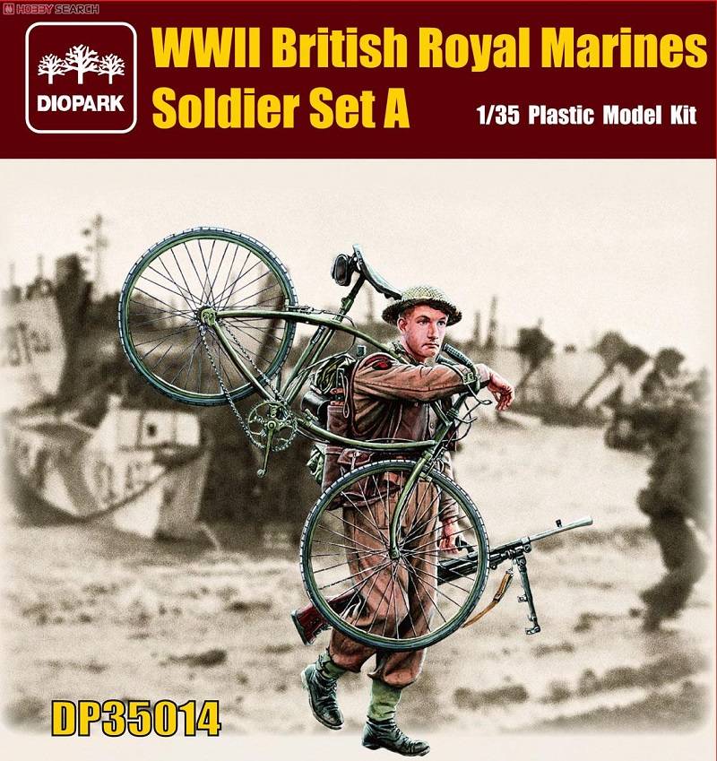 WWII BRITISH ROYAL MARINES SOLDIER SET A