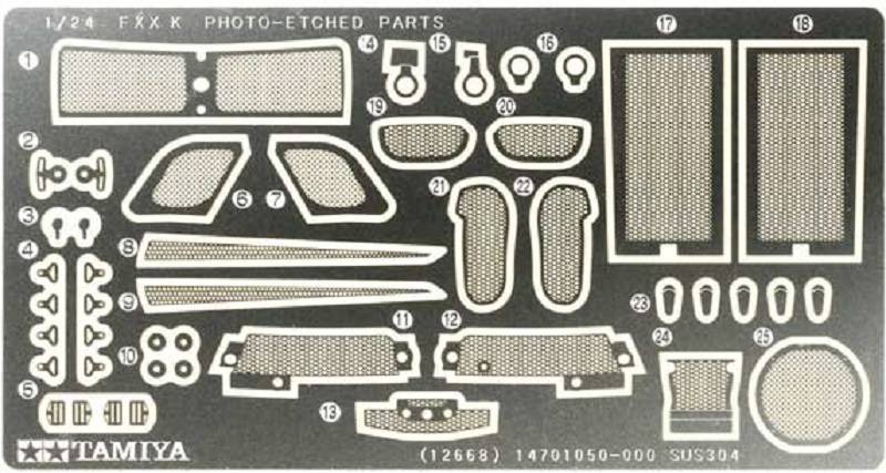 Ferrari FXX K Photo Etched Parts Set – Image 2