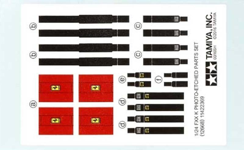 Ferrari FXX K Photo Etched Parts Set – Image 3