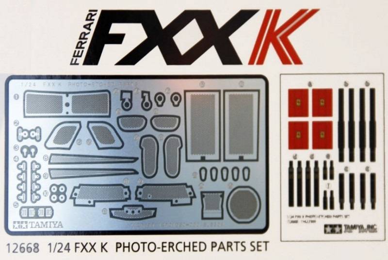 Ferrari FXX K Photo Etched Parts Set