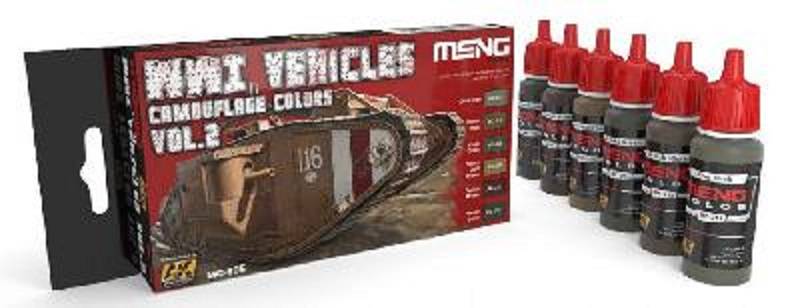 WWI Vehicles camouflage colors vol. 2