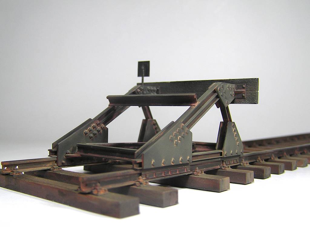 VOIE FERROVIAIRE avec IMPASSE. JAUGE EUROPÉENNE – Image 5