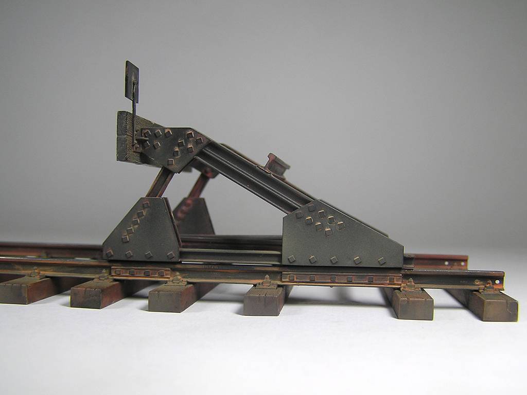 VOIE FERROVIAIRE avec IMPASSE. JAUGE EUROPÉENNE – Image 4