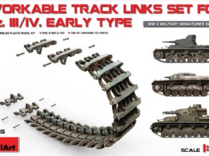 WORKABLE TRACK LINKS SET FOR Pz.III / Pz.IV Early type