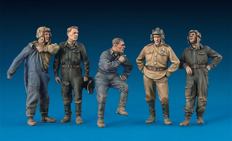 T-80 SOVIET LIGHT TANK w/CREW. SPECIAL EDITION – Image 8