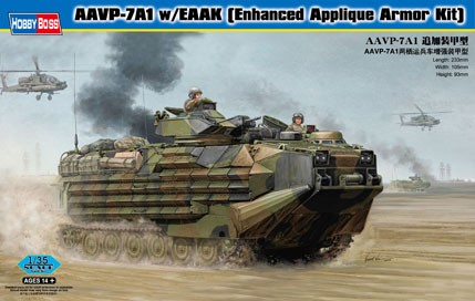 AAVP-7A1 w/EAAK (Enhanced Appliqué Armor Kit)