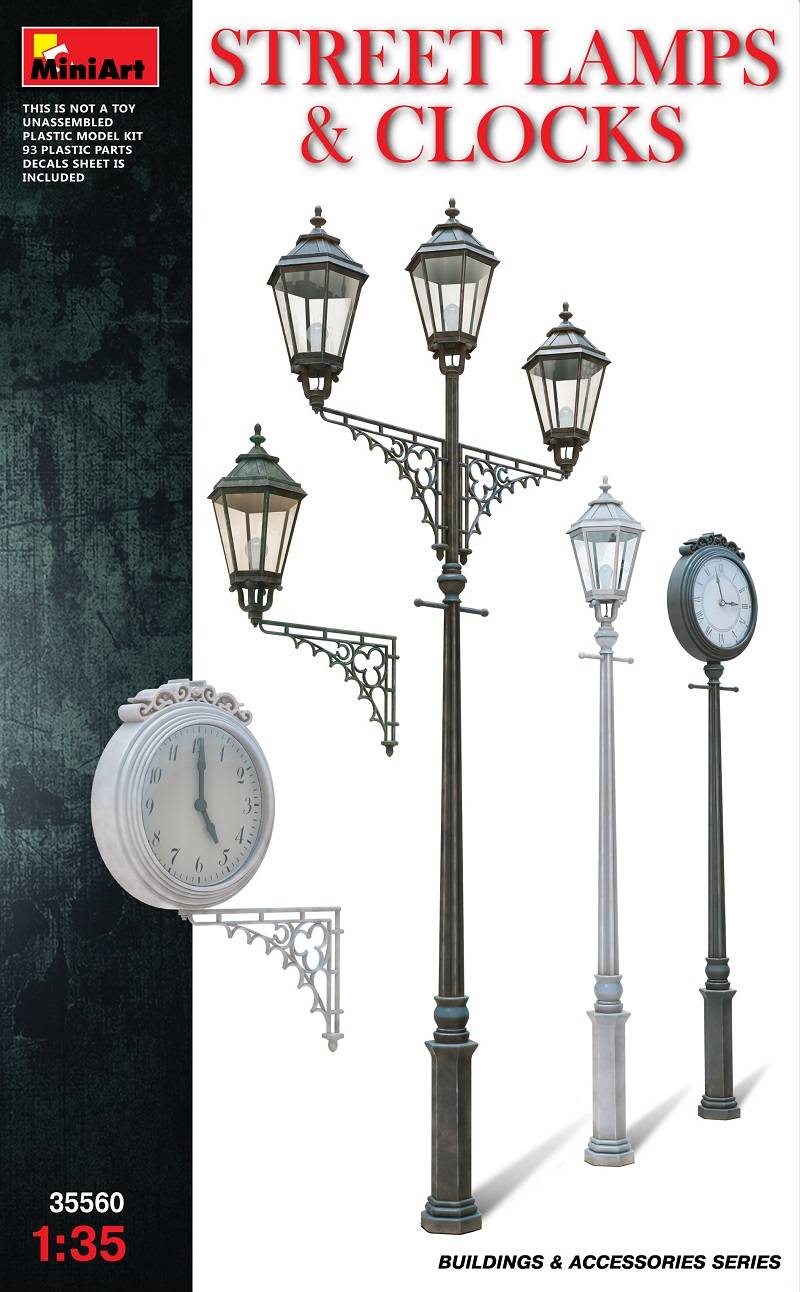STREET LAMPS & CLOCKS
