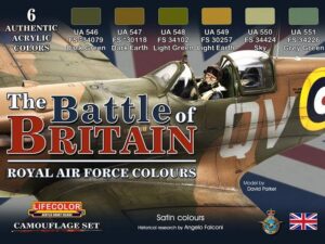 Peinture The Battle of Britain "Royal Air Force Colours" 6x 22ml acrylic colours