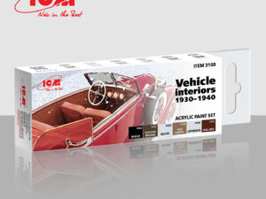 Acrylic paint set for Vehicle interiors 1930-1940