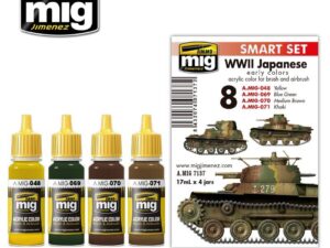 WW II JAPANESE AFV EARLY COLORS SET