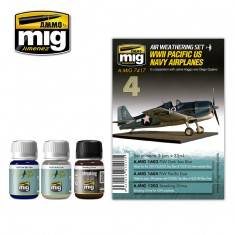 WW II PACIFIC US NAVY AIRPLANES SET