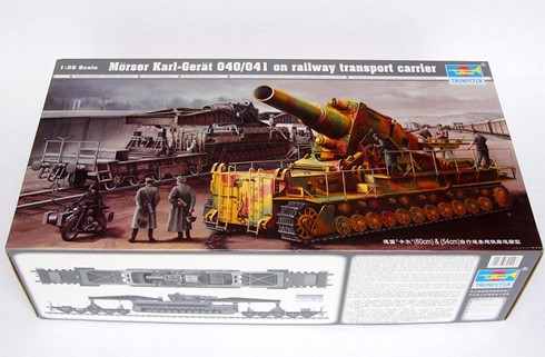 Mörser Karl-Gerät 040/041 with Railway Transport Carrier – Image 2