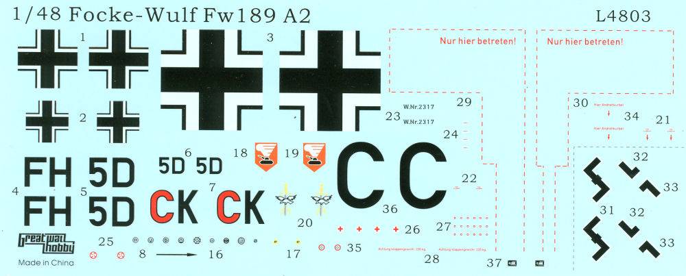 WWII German Focke Wulf Fw189 A2 – Image 7