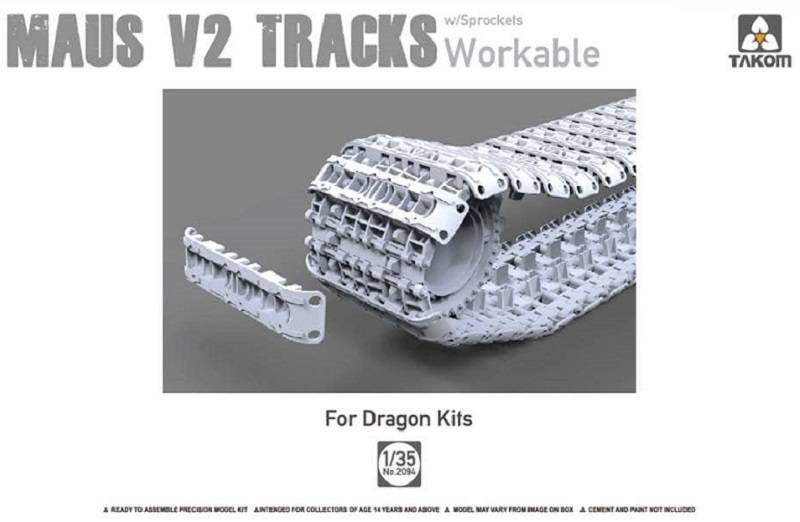 MAUS V2 tracks with sprockets Workable