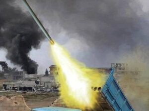 Field Modified Civilian Truck w/122mm rocket Launcher
