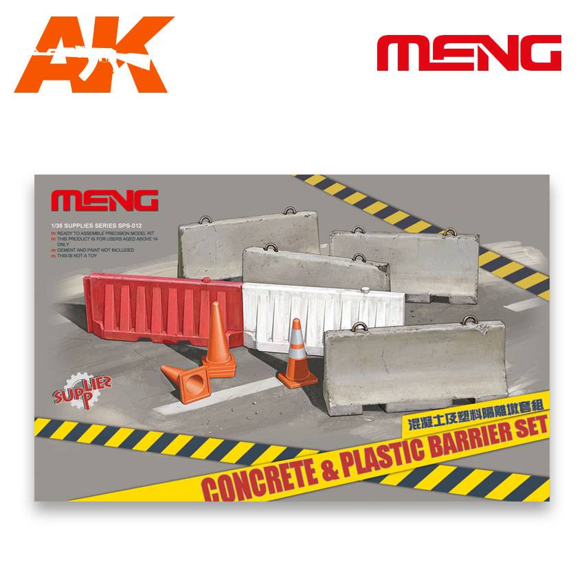Concrete & Plastic Barrier Set – Image 5