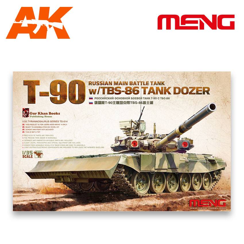 RUSSIAN MAIN BATTLE TANK T-90 w/TBS-86 TANK DOZER – Image 13